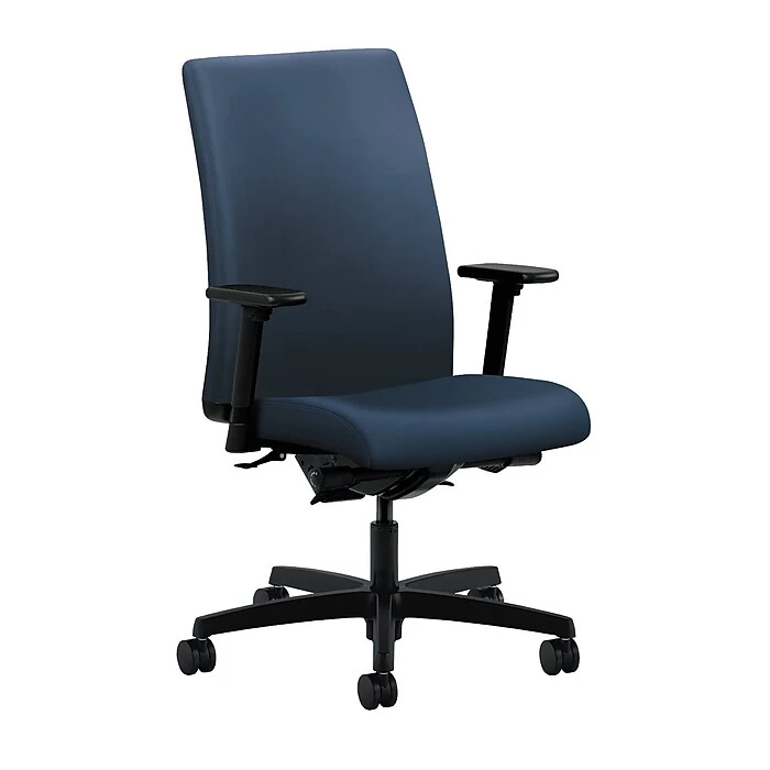 HON® Ignition® Mid-Back Office/Computer Chair, Adjustable Arms, Contourett Polyurethane Ocean 3 HON® Ignition® Mid-Back Office/Computer Chair, Adjustable Arms, Contourett Polyurethane Ocean