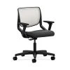 HON HONMT10FCU19 Motivate Ilira -Stretch Mesh Back Office/PC Chair, Adj. Arms, Onyx Shell, Iron Ore