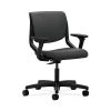 HON HONMT102CU19 Motivate Fabric-Upholster Back Office/PC Chair, Adj. Arms, Onyx Shell, Iron Ore