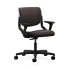 HON HONMT103CU49 Motivate Upholster Back Office/PC Chair, Adj. Arms, Platinum Shell, Espresso Fabric