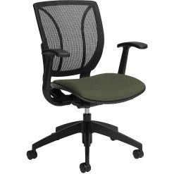 Global Roma Urban Fabric Mesh Medium Back Computer Chair With Arms, Green Grass -Office Chairs Shop unnamed file 1317