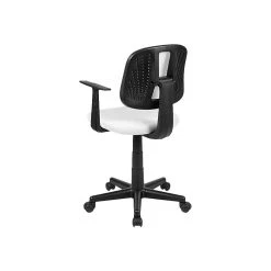 Flash Furniture Fundamentals Foam Swivel Computer And Desk Chair, Black/White (LF134AWH) -Office Chairs Shop unnamed file 141