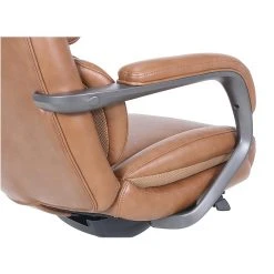 La-Z-Boy Aberdeen Ergonomic Bonded Leather Swivel Computer And Desk Chair, Camel (51545-CAM) -Office Chairs Shop unnamed file 1457