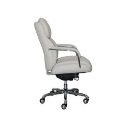 La-Z-Boy Sutherland Ergonomic Faux Leather Swivel Computer And Desk Chair, Ivory (CHR10048C) -Office Chairs Shop unnamed file 1465