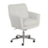 Serta Ashland Fabric Home Office Chair, Ivory (48372)