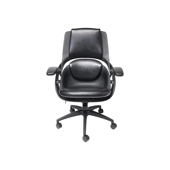 ALL33 BackStrong C1 Ergonomic Vegan Leather Swivel Computer And Desk Chair, Black (BS-BBE-50505-DS) 3 ALL33 BackStrong C1 Ergonomic Vegan Leather Swivel Computer And Desk Chair, Black (BS-BBE-50505-DS)