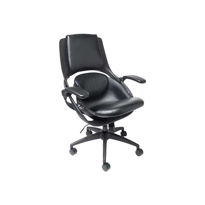ALL33 BackStrong C1 Ergonomic Vegan Leather Swivel Computer And Desk Chair, Black (BS-BBE-50505-DS) 4 ALL33 BackStrong C1 Ergonomic Vegan Leather Swivel Computer And Desk Chair, Black (BS-BBE-50505-DS) - Image 2