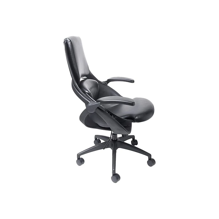 ALL33 BackStrong C1 Ergonomic Vegan Leather Swivel Computer And Desk Chair, Black (BS-BBE-50505-DS) 5 ALL33 BackStrong C1 Ergonomic Vegan Leather Swivel Computer And Desk Chair, Black (BS-BBE-50505-DS) - Image 3
