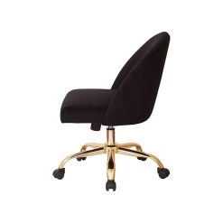 Avenue Six Layton Velvet Swivel Office Chair, Black/Gold (FL3224G-B62) -Office Chairs Shop unnamed file 1480