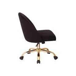 Avenue Six Layton Velvet Swivel Office Chair, Black/Gold (FL3224G-B62) -Office Chairs Shop unnamed file 1481