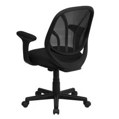 Flash Furniture Mid Back Mesh Computer Task Chair With Arms, Black -Office Chairs Shop unnamed file 1491