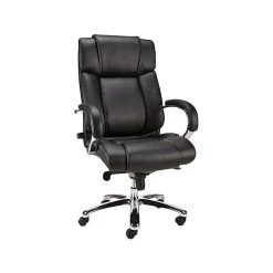 Staples Sonada Bonded Leather Computer And Desk Chair, Black (28358)