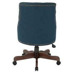 Inspired By Bassett Rebecca Office Chair With Dark Espresso Finish Base And Klein Azure Fabric (BP-REBEX-K14) -Office Chairs Shop unnamed file 1534