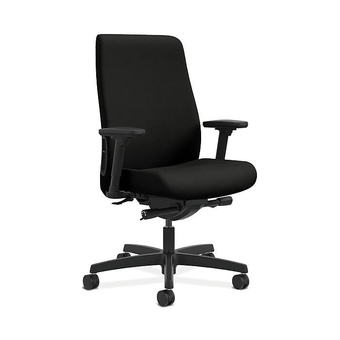 HON HONLWU2AWP40 Endorse Collection Mid-Back Office/Computer Chair, Adjustable Arms, Black Fabric 3 HON HONLWU2AWP40 Endorse Collection Mid-Back Office/Computer Chair, Adjustable Arms, Black Fabric