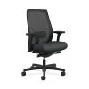 HON HONLWIM2ANR10 Endorse Collection Mesh Mid-Back Office/Computer Chair, Adj. Arms, Onyx Fabric