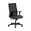 HON HONIW101SX23 Ignition Mesh Fabric-Upholstered Mid-Back Office/Computer Chair, Adj. Arms, Carbon
