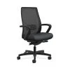 HON HONLWIM2FNR10 Endorse Collection Mesh Mid-Back Office/Computer Chair, Fixed Arms, Onyx Fabric
