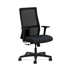 HON HONIW101WP37 Ignition Mesh Mid-Back Office/Computer Chair, Adjustable Arms, Navy Fabric