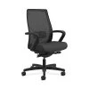 HON HONLWIM2FCU19 Endorse Fabric-Upholster Mesh Mid-Back Office/PC Chair, Fixed Arms, Iron Ore