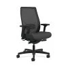 HON HONLWIM2ACU19 Endorse Fabric-Upholster Mesh Mid-Back Office/PC Chair, Adj. Arms, Iron Ore