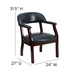 Flash Furniture Vinyl Mid Back Luxurious Conference Chair, Navy -Office Chairs Shop unnamed file 1742