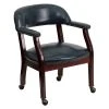Flash Furniture Vinyl Mid Back Luxurious Conference Chair With Casters, Blue -Office Chairs Shop unnamed file 1747