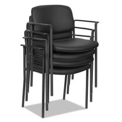 Alera®, Sorrento Series Stacking Guest Chair, Faux Leather, Black, 2/Carton -Office Chairs Shop unnamed file 1770
