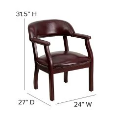 Flash Furniture Vinyl Conference Chair, Oxblood (BZ105OXBLD) -Office Chairs Shop unnamed file 1820