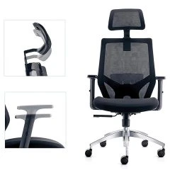 Urban Factory ERGO Ergonomic Adjustable Office Chair, Black (ESC01UF) -Office Chairs Shop unnamed file 1897