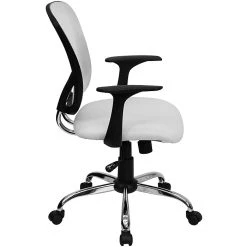 Flash Furniture Mid-Back Office Chair, White -Office Chairs Shop unnamed file 2073