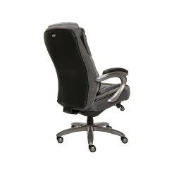 Serta Big & Tall Ergonomic Bonded Leather Swivel Executive Chair, Black/Silver (44951) -Office Chairs Shop unnamed file 2076