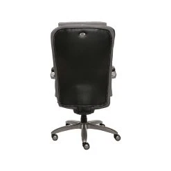 Serta Big & Tall Ergonomic Bonded Leather Swivel Executive Chair, Black/Silver (44951) -Office Chairs Shop unnamed file 2077