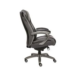 Serta Big & Tall Ergonomic Bonded Leather Swivel Executive Chair, Black/Silver (44951) -Office Chairs Shop unnamed file 2078