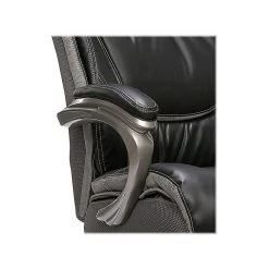 Serta Big & Tall Ergonomic Bonded Leather Swivel Executive Chair, Black/Silver (44951) -Office Chairs Shop unnamed file 2079