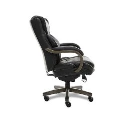 La-Z-Boy Harnett Ergonomic Faux Leather Swivel Executive Chair, Black (46253A) -Office Chairs Shop unnamed file 2084