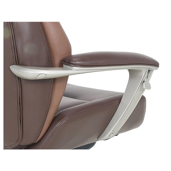 La-Z-Boy Alton Ergonomic Bonded Leather Swivel Executive Chair, Brown (51544-BRN) 9 La-Z-Boy Alton Ergonomic Bonded Leather Swivel Executive Chair, Brown (51544-BRN) - Image 7