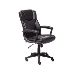 Serta Bonded Leather Executive Chair, Black (CHR200097)