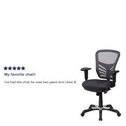 Flash Furniture Mesh Executive Chair, Dark Gray (HL0001DKGY) -Office Chairs Shop unnamed file 2125