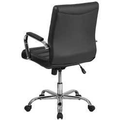 Flash Furniture Mid-Back Black Leather Executive Swivel Office Chair With Chrome Arms [GO-2286M-BK-GG] -Office Chairs Shop unnamed file 2157