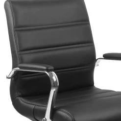 Flash Furniture Mid-Back Black Leather Executive Swivel Office Chair With Chrome Arms [GO-2286M-BK-GG] -Office Chairs Shop unnamed file 2158