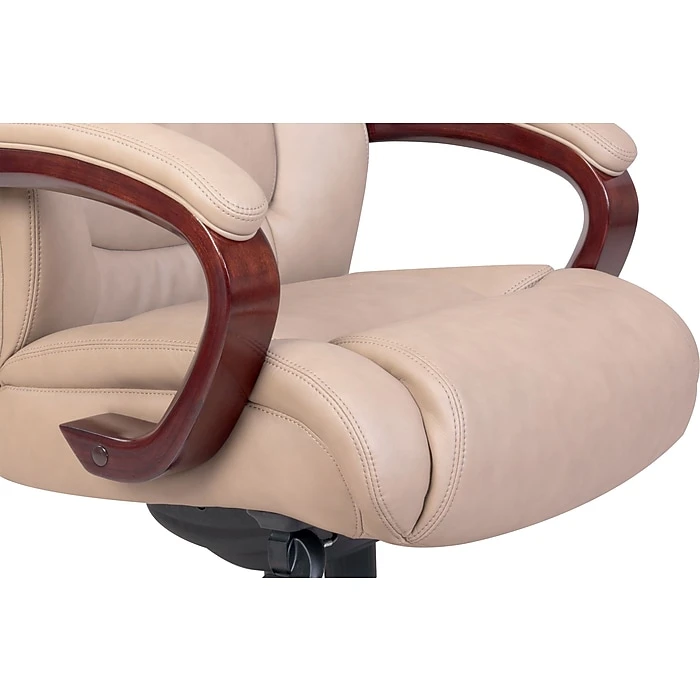 La-Z-Boy Miramar ComfortCore Traditions Executive Office Chair, Taupe (45835) 6 La-Z-Boy Miramar ComfortCore Traditions Executive Office Chair, Taupe (45835) - Image 4