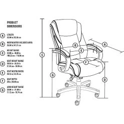 La-Z-Boy Miramar ComfortCore Traditions Executive Office Chair, Taupe (45835) 15 La-Z-Boy Miramar ComfortCore Traditions Executive Office Chair, Taupe (45835) -Office Chairs Shop unnamed file 2173