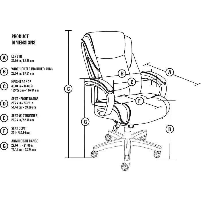 La-Z-Boy Miramar ComfortCore Traditions Executive Office Chair, Taupe (45835) 9 La-Z-Boy Miramar ComfortCore Traditions Executive Office Chair, Taupe (45835) - Image 7