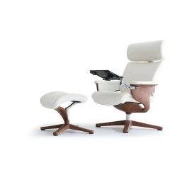 Eurotech NUVEM-WHT Nuvem Leather Executive Chair, Fixed Arms, White -Office Chairs Shop unnamed file 2186