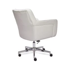 Serta Style Ashland Faux Leather Swivel Computer And Desk Chair, White (47140E) -Office Chairs Shop unnamed file 220