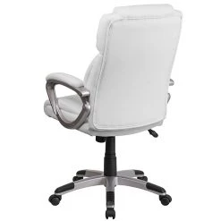 Flash Furniture Faux Leather Mid-Back Executive Office Chair, White (GO2236MWH) -Office Chairs Shop unnamed file 2205