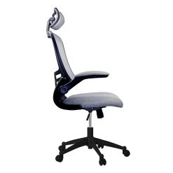 Techni Mobili Executive High Back Mesh Chair, Silver/Grey -Office Chairs Shop unnamed file 2212