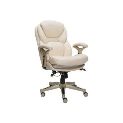 Serta Claremont Ergonomic Faux Leather Swivel Executive Chair With Back In Motion Technology, Ivory (44186C) -Office Chairs Shop unnamed file 2227