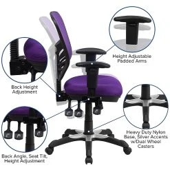 Flash Furniture Mesh Executive Chair, Purple (HL0001PUR) 16 Flash Furniture Mesh Executive Chair, Purple (HL0001PUR) -Office Chairs Shop unnamed file 2255