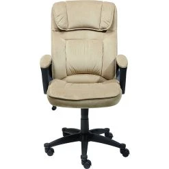 Serta Executive Office Chair, Microfiber, Light Beige, Seat Size: 20.75''W X 19.5"D, Back Size: 20.25"W X 26.50"H (CHR200002) -Office Chairs Shop unnamed file 2296